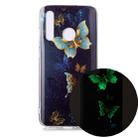 For Huawei Honor 10 Lite Luminous TPU Soft Protective Case(Double Butterflies) - 1