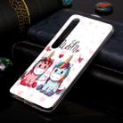 For Xiaomi Mi 10 5G Luminous TPU Soft Protective Case(Couple Unicorn) - 4