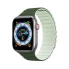 DUX DUCIS Magnetic Silicone Watch Band For Apple Watch Ultra 49mm(Green) - 1