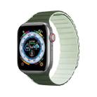 DUX DUCIS Magnetic Silicone Watch Band For Apple Watch 8 41mm(Green) - 1