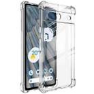 For Google Pixel 7a imak Shockproof Airbag TPU Phone Case(Transparent) - 1