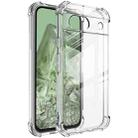 For Google Pixel 8a imak Shockproof Airbag TPU Phone Case(Transparent) - 1