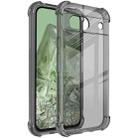 For Google Pixel 8a imak Shockproof Airbag TPU Phone Case(Transparent Black) - 1