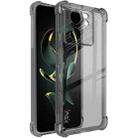 For Xiaomi Redmi K60 Ultra 5G imak Shockproof Airbag TPU Phone Case(Transparent Black) - 1