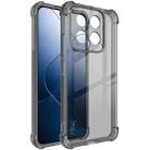 For Xiaomi 14 5G imak Shockproof Airbag TPU Phone Case(Transparent Black) - 1