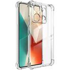 For Xiaomi Redmi Note 13 5G Global imak Shockproof Airbag TPU Phone Case(Transparent) - 1