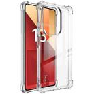 For Xiaomi Redmi Note 13 Pro 4G Global imak Shockproof Airbag TPU Phone Case(Transparent) - 1