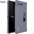 For Asus ROG Phone 7 Pro/Phone 7 Ultimate imak Shockproof Airbag TPU Phone Case(Matte Grey) - 1