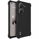 For Asus Zenfone 10 5G imak Shockproof Airbag TPU Phone Case(Matte Black) - 1