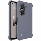 For Asus Zenfone 10 5G imak Shockproof Airbag TPU Phone Case(Matte Grey) - 1