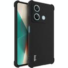 For Xiaomi Redmi Note 13 5G imak Shockproof Airbag TPU Phone Case(Matte Black) - 1