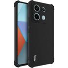 For Xiaomi Redmi Note 13 Pro+ 5G imak Shockproof Airbag TPU Phone Case(Matte Black) - 1