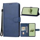 For Asus Zenfone 10 Leather Phone Case(Blue) - 1