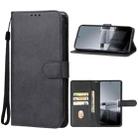 For Asus Zenfone 11 Ultra Leather Phone Case(Black) - 1