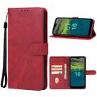 For Nokia C110 Leather Phone Case(Red) - 1