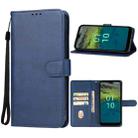 For Nokia C110 Leather Phone Case(Blue) - 1