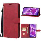 For Nokia G42 Leather Phone Case(Red) - 1