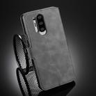 For OnePlus 8 Pro DG.MING Retro Oil Side Horizontal Flip Case with Holder & Card Slots & Wallet(Gray) - 9