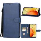 For vivo Y36 5G Leather Phone Case(Blue) - 1