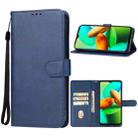 For vivo Y02t Leather Phone Case(Blue) - 1