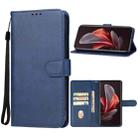 For vivo V29e Leather Phone Case(Blue) - 1
