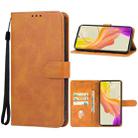 For vivo Y77t Leather Phone Case(Brown) - 1