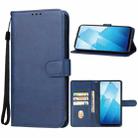 For vivo iQOO Z8 Leather Phone Case(Blue) - 1