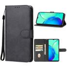 For vivo Y17s Leather Phone Case(Black) - 1
