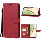 For vivo Y200 Leather Phone Case(Red) - 1