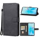 For vivo Y100i Leather Phone Case(Black) - 1