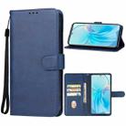 For vivo Y100i Leather Phone Case(Blue) - 1