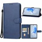 For vivo S18 Leather Phone Case(Blue) - 1