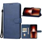 For vivo iQOO Neo9 Leather Phone Case(Blue) - 1