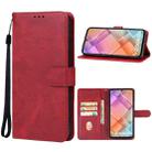 For vivo Y200e India/Y100 5G IDN/V30 Lite 5G India Leather Phone Case(Red) - 1