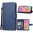 For vivo Y200e India/Y100 5G IDN/V30 Lite 5G India Leather Phone Case(Blue) - 1