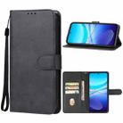 For vivo V40 SE Leather Phone Case(Black) - 1