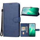 For vivo iQOO Z9 Leather Phone Case(Blue) - 1