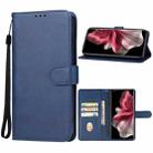 For vivo V30e Leather Phone Case(Blue) - 1