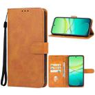 For vivo Y38 Leather Phone Case(Brown) - 1