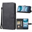 For vivo X100s Leather Phone Case(Black) - 1