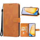 For vivo Y200 GT Leather Phone Case(Brown) - 1