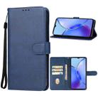 For vivo Y28 4G Leather Phone Case(Blue) - 1