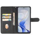 For vivo S19 Leather Phone Case(Black) - 3