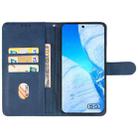 For vivo Y58 Leather Phone Case(Blue) - 3