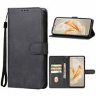 For vivo V40 Lite Leather Phone Case(Black) - 1