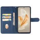 For vivo V40 Lite Leather Phone Case(Blue) - 3