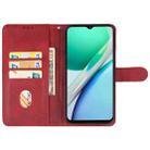 For vivo Y36t 4G Leather Phone Case(Red) - 3