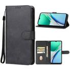 For vivo Y36t 4G Leather Phone Case(Black) - 1