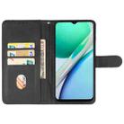 For vivo Y36t 4G Leather Phone Case(Black) - 3