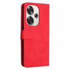 For Xiaomi Poco F6 Skin Feel Life Tree Metal Button Leather Phone Case(Red) - 3